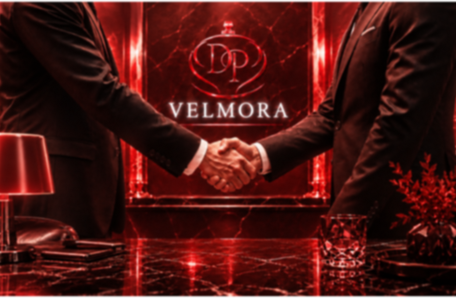 Executive partnership handshake