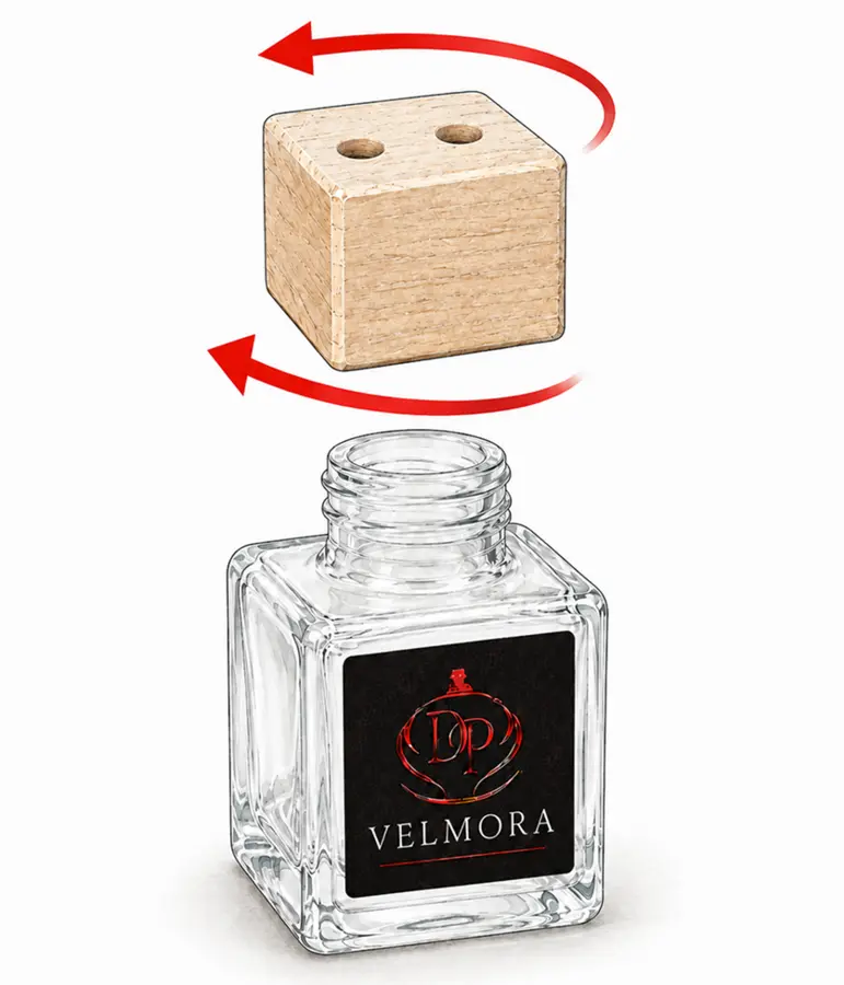 Open the wooden lid