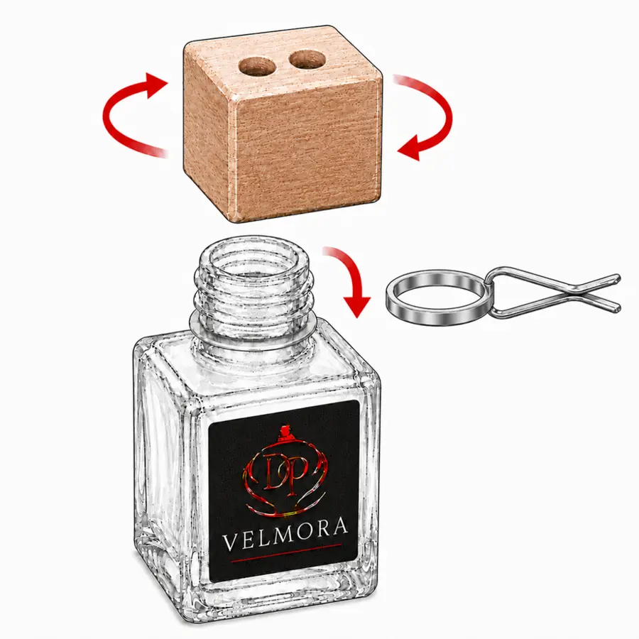 Secure the lid and clip